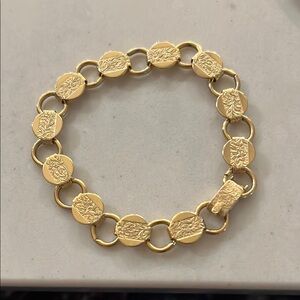 Sarah Coventry Unique Estate Vintage Gold Bracelet